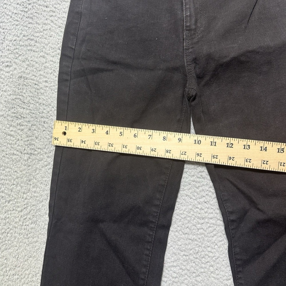 Rue 21 Womens Black Denim Jeans Size 1 Relaxed‎ Fit Wide Leg Y2K Boyfriend - Picture 4 of 9